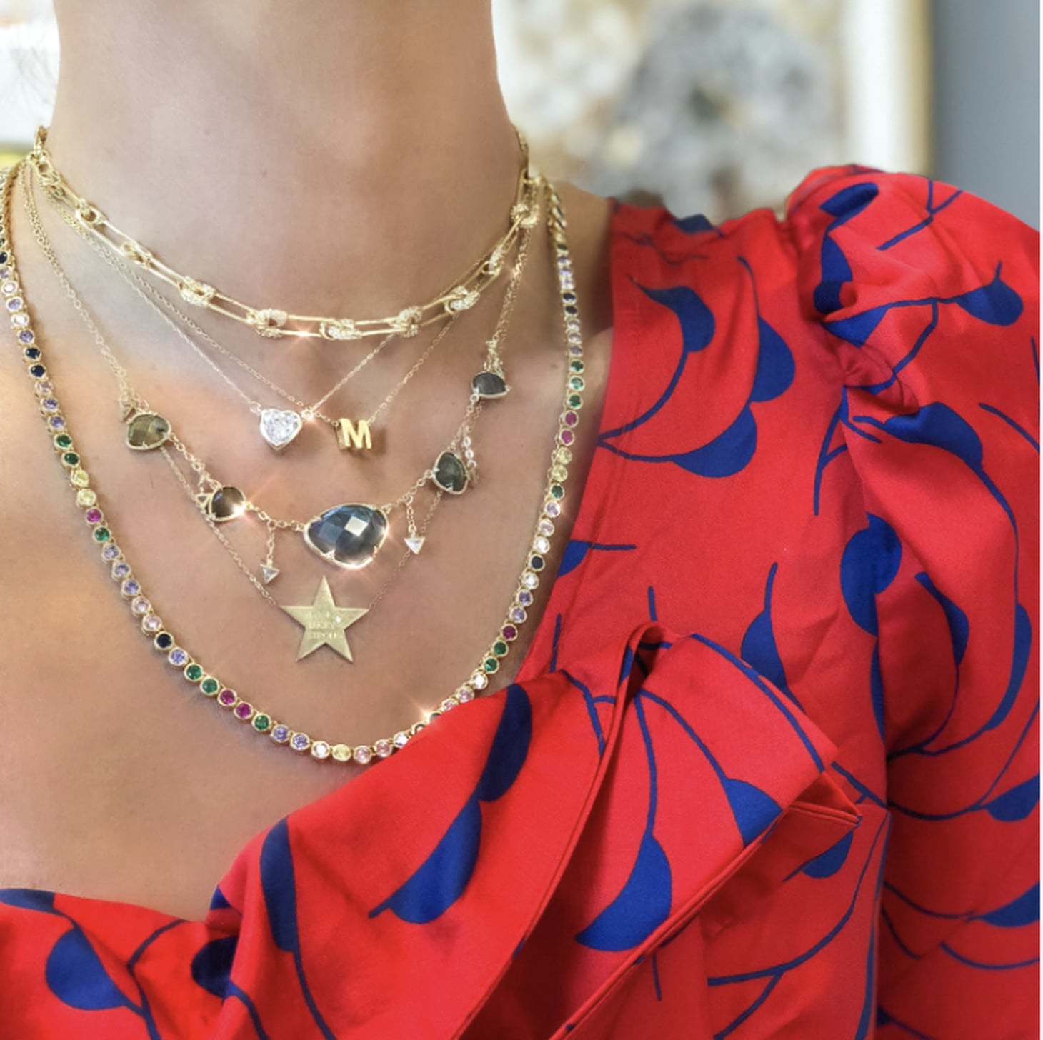 Julian loves diamonds necklace