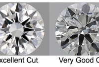 Ideal vs excellent cut diamonds